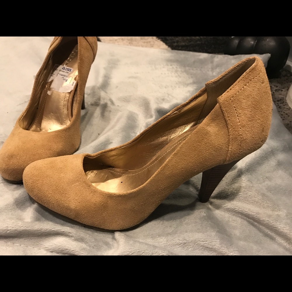 Tan shoes